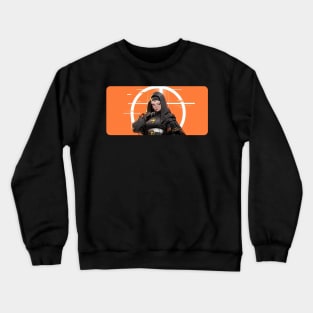 Bad ass Nun 2 version 1 Crewneck Sweatshirt